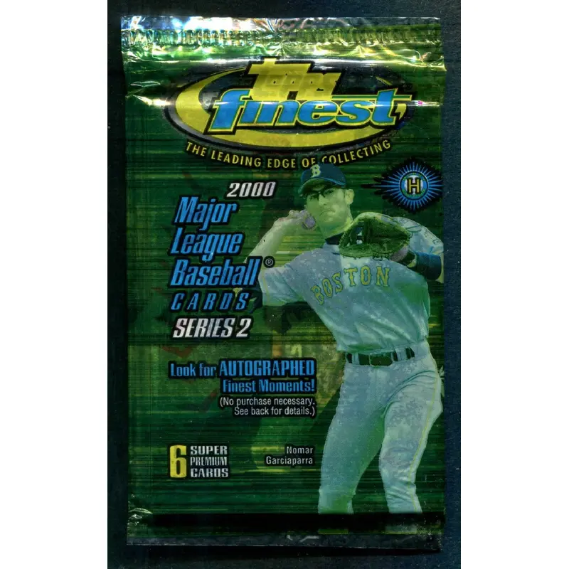 2000 Topps Finest Baseball Unopened Series 2 Pack (Hobby) (6)