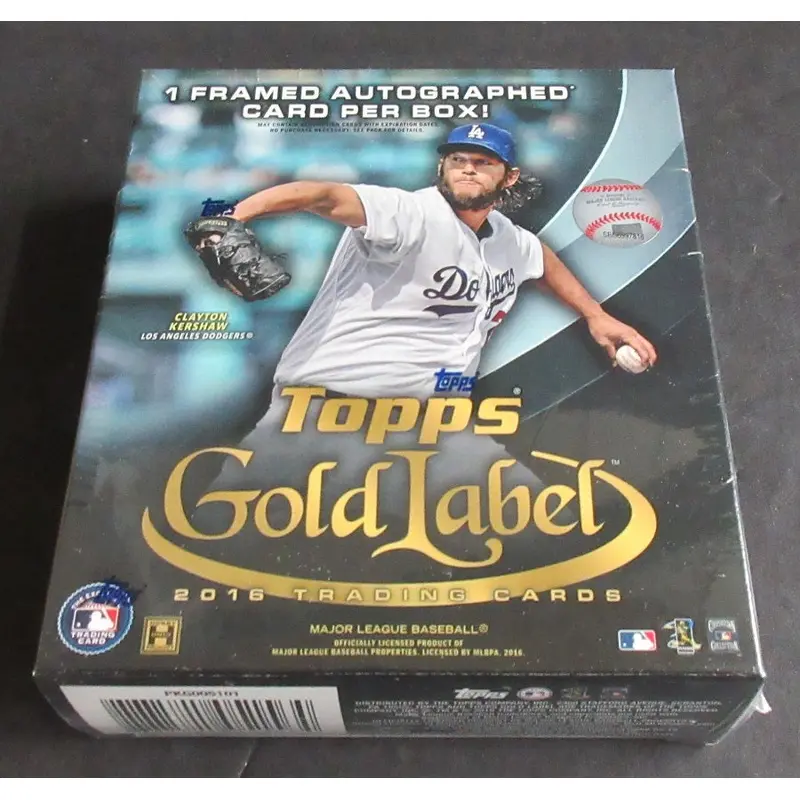 2016 Topps Gold Label Baseball Box (Hobby) (7/5)