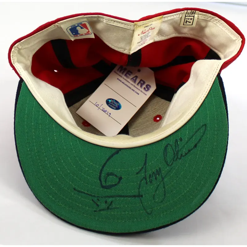 Tony Oliva Signed Game Used 1985 Minnesota Twins Hat Cap With MEARS COA