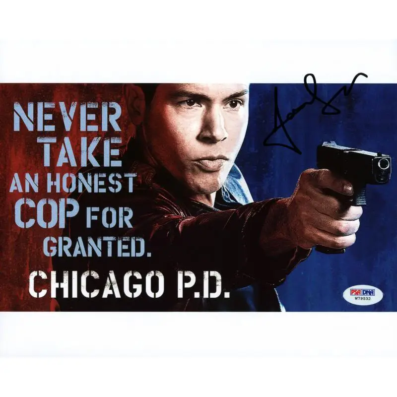Jon Seda Chicago P.D. Signed Authentic 8X10 Photo Autographed PSA/DNA #W79532