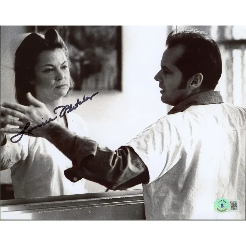 Louise Fletcher One Flew Over The Cuckoo's Nest Signed 8x10 Photo BAS #BE07334
