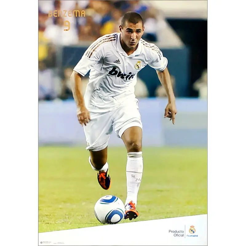 Karim Benzema "Matchday" Real Madrid Soccer Football Poster - G.E. (Spain) 2012