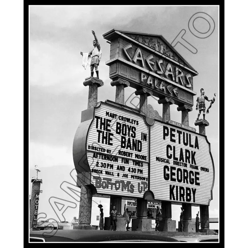 1969 Caesars Palace 8X10 Photo - Las Vegas Nevada - 2523
