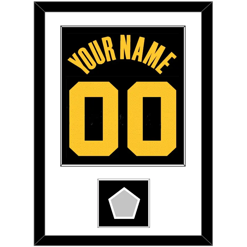 Golden State Name & Number With Finals Patch - Black City (2021-2022) - Single Mat 1