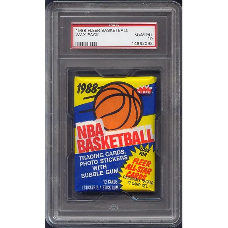 1988/89 Fleer Basketball Unopened Wax Pack PSA 10