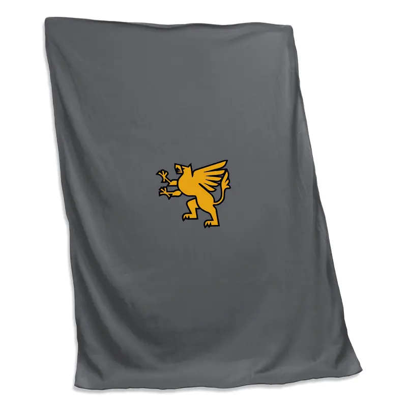 Chestnut Hill College Charcoal Sweatshirt Blanket (Screened)