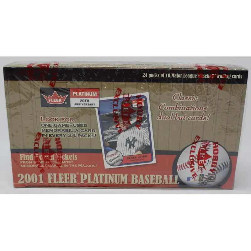 2001 Fleer Platinum Baseball Box (Hobby)