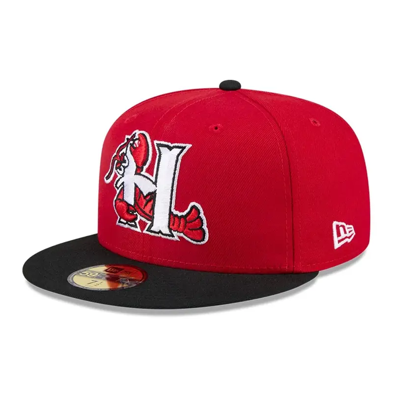 Hickory Crawdads MiLB AC Perf Minor Red 59FIFTY Fitted Cap