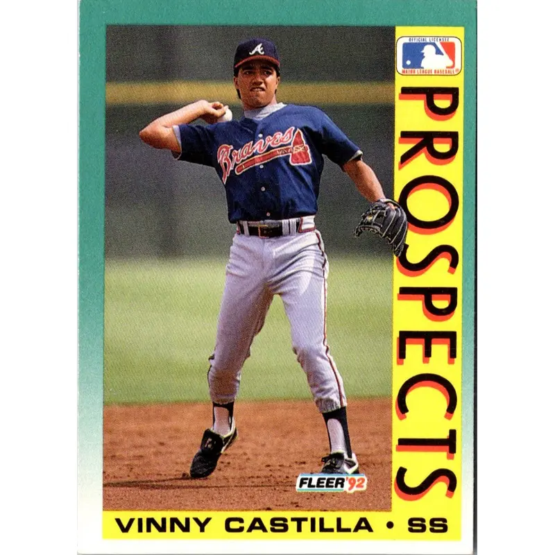 1992 Fleer Vinny Castilla #666 Rookie