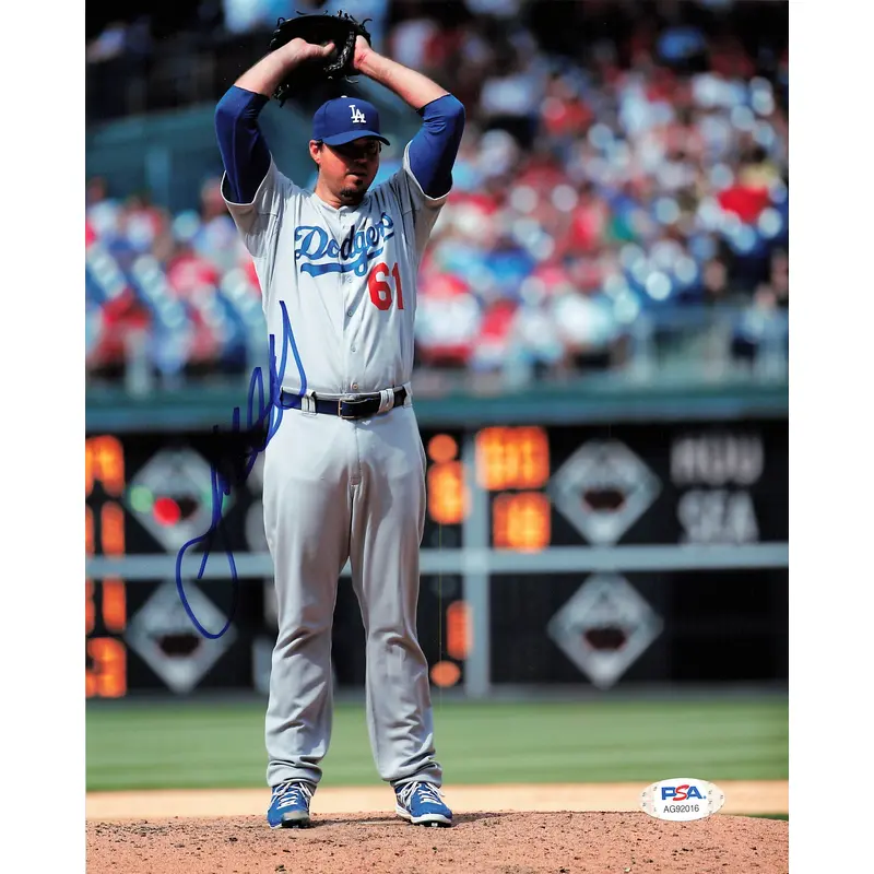 Josh Beckett signed 8x10 photo PSA/DNA Los Angeles Dodgers Autographed