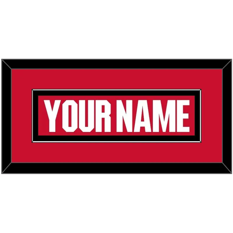Ottawa Nameplate - Home Red (2017-2020) - Single Mat 2