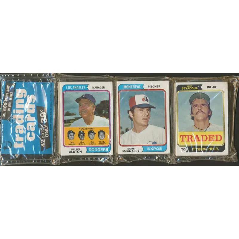 1974 Topps Baseball Unopened Rack Pack (Authenticate)