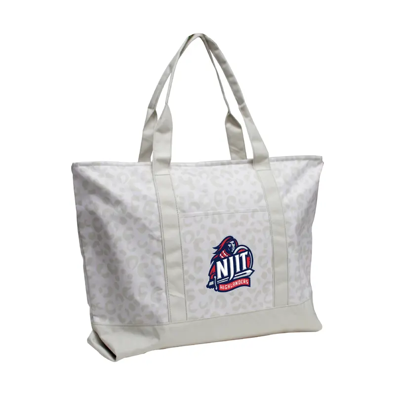 New Jersey Tech Leopard Pattern Tote