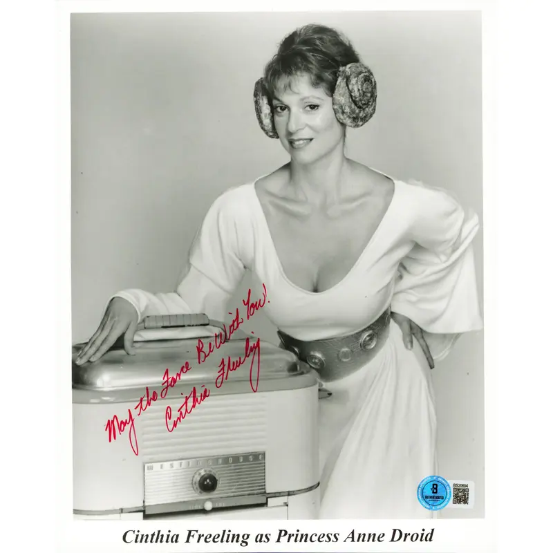 Cinthia Freeling Hardware Wars "May The Farce Be With You" Signed 8x10 Photo BAS