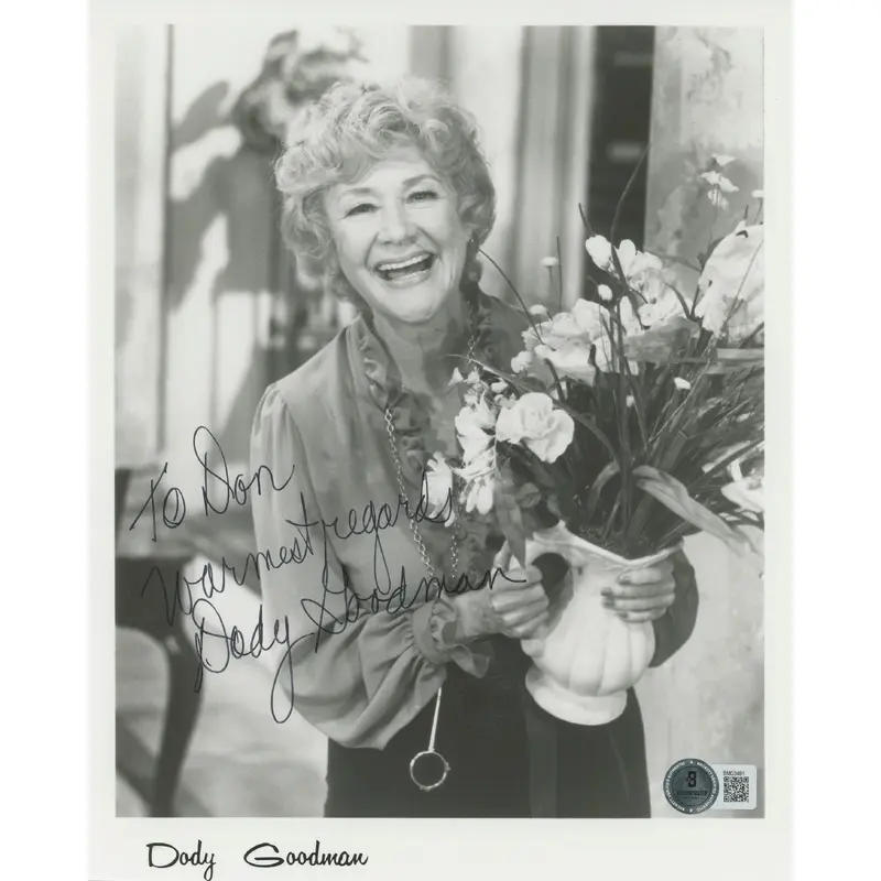 Dody Goodman Grease "Warmest Regards" Authentic Signed 8x10 Photo BAS #BM03491