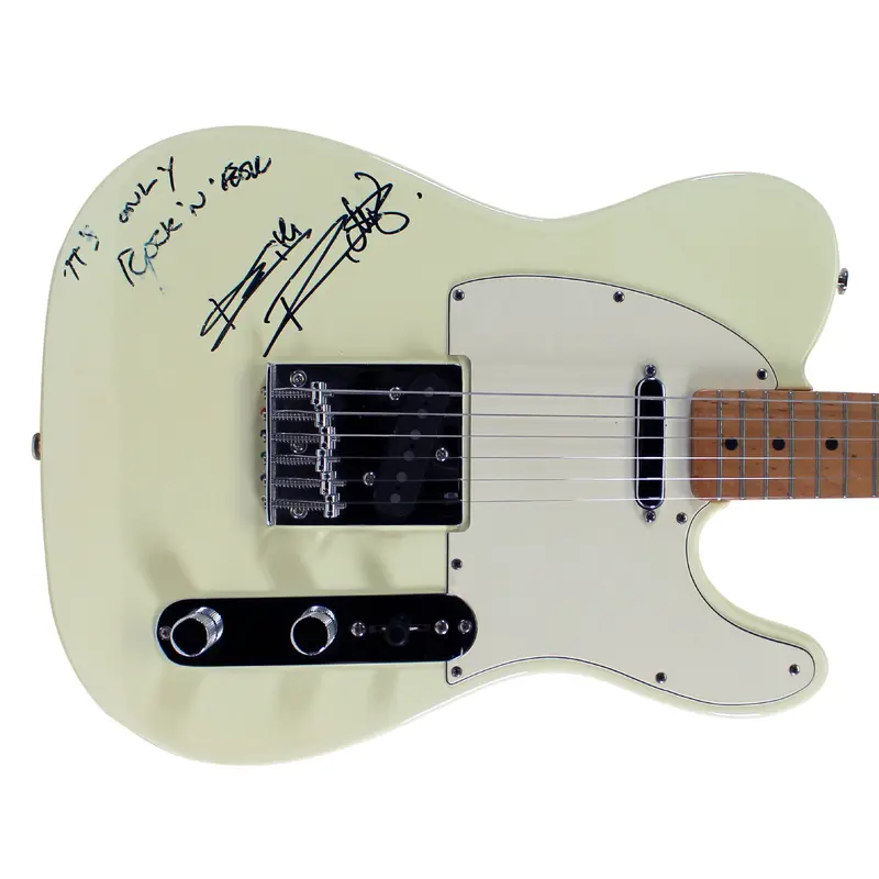Keith Richards "It's Only Rock N' Roll" Signed Fender Telecaster Guitar BAS