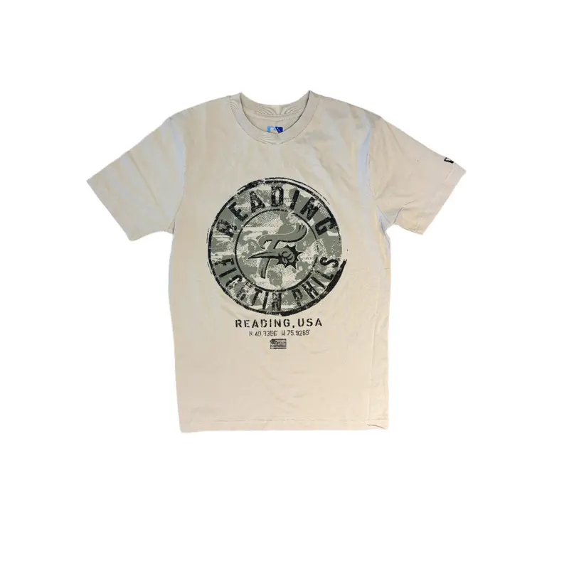 New Era 2025 Armed Forces Tan w/ Camo Logo T-Shirt