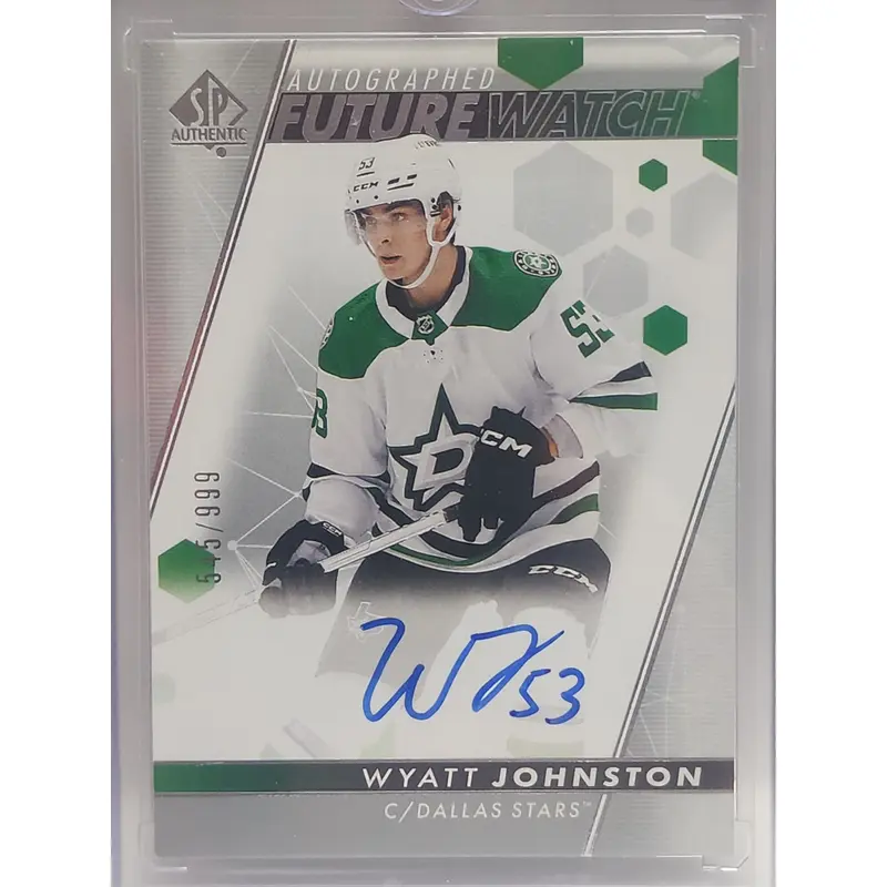 Wyatt Johnston 2022 Upper Deck SP Authentic Rookie Auto #545/999