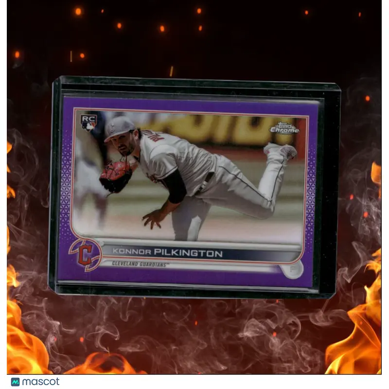 2022 Topps Chrome Konnor Pilkington Purple Rookie #USC171
