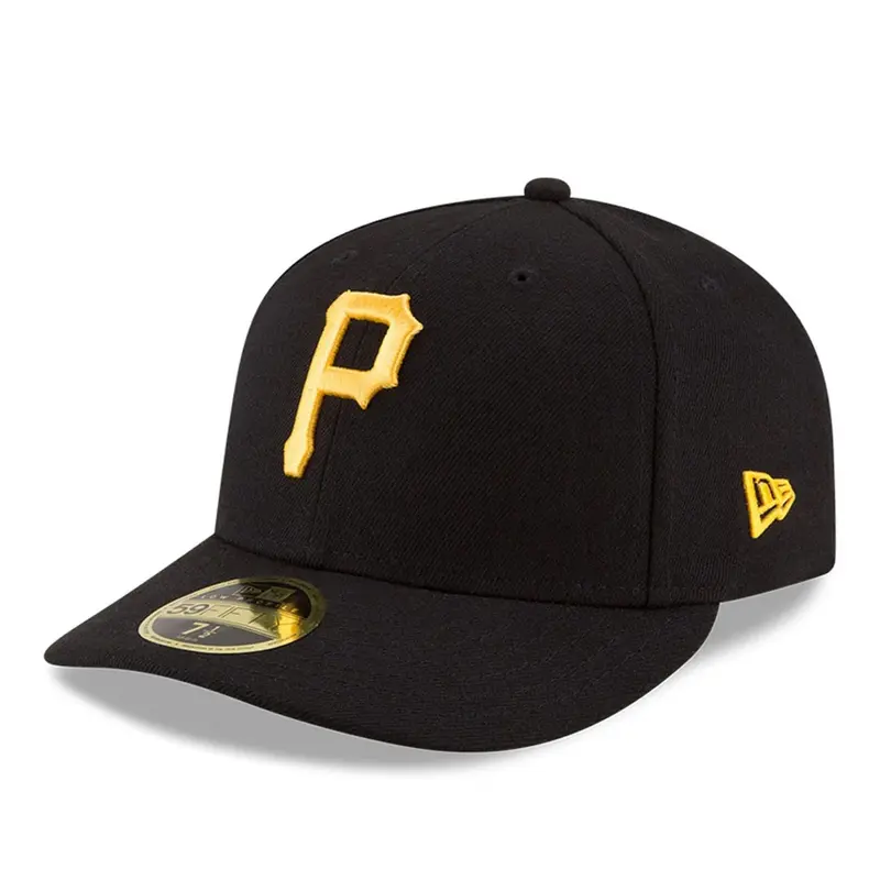 Pittsburgh Pirates Authentic Collection Black Low Profile 59FIFTY Fitted Cap