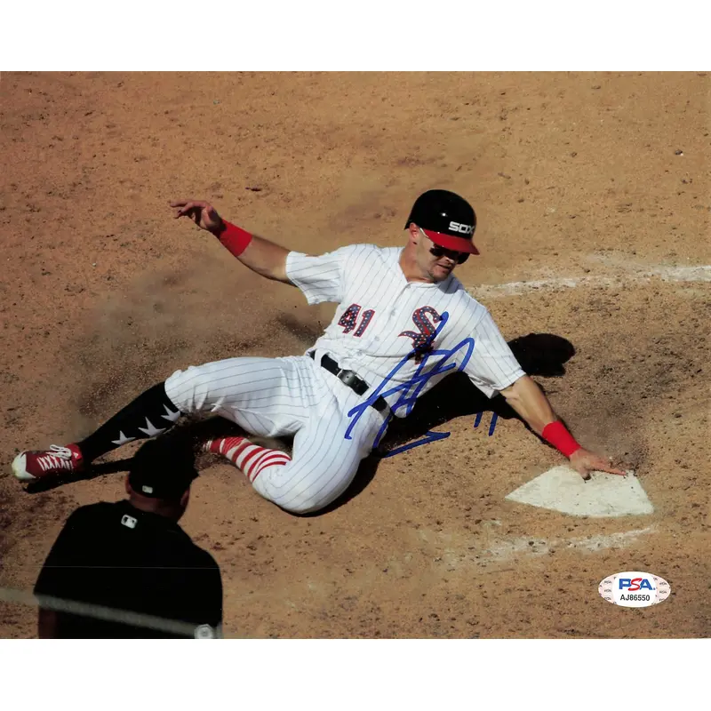 ADAM ENGEL signed 8x10 photo Chicago White Sox PSA/DNA Autographed