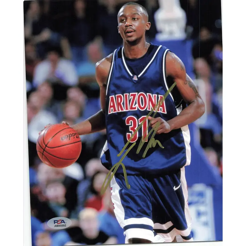 JASON TERRY signed 8x10 photo PSA/DNA Arizona Wildcats Autographed