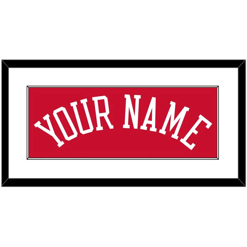 Philadelphia Name - Red Statement - Single Mat 1