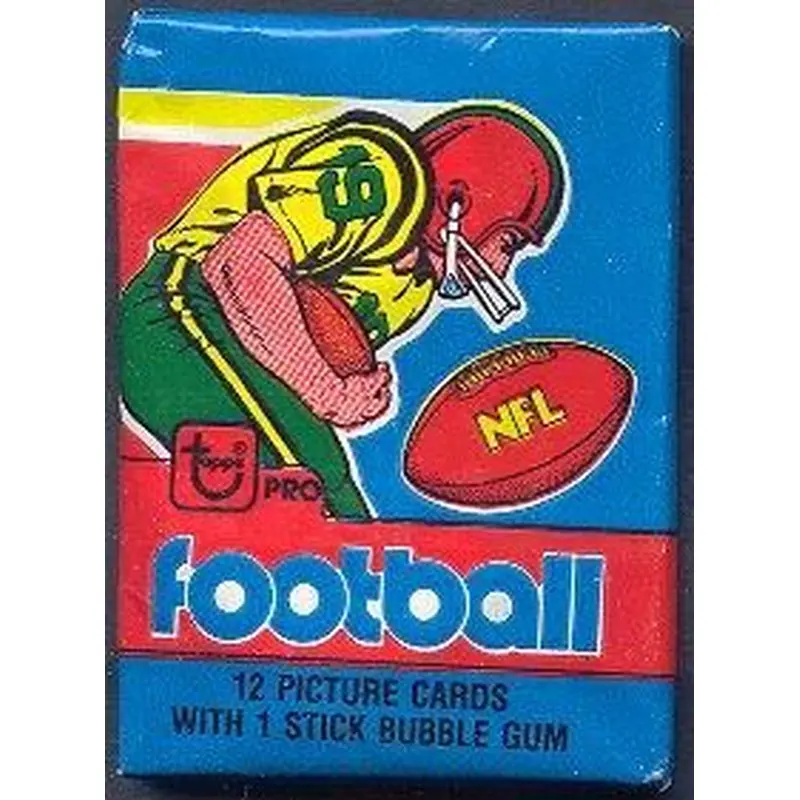1980 Topps Football Unopened Wax Pack (1979 Wrapper)
