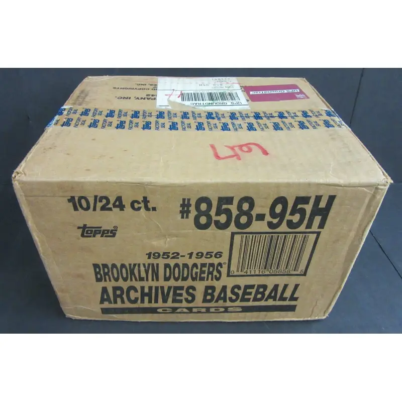 1995 Topps Archives Baseball Brooklyn Dodgers Case (Hobby) (10 Box)