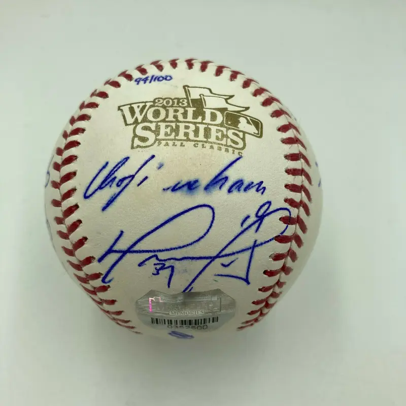 2013 Boston Red Sox World Series Champs Team Signed Baseball MLB Authentic Holo