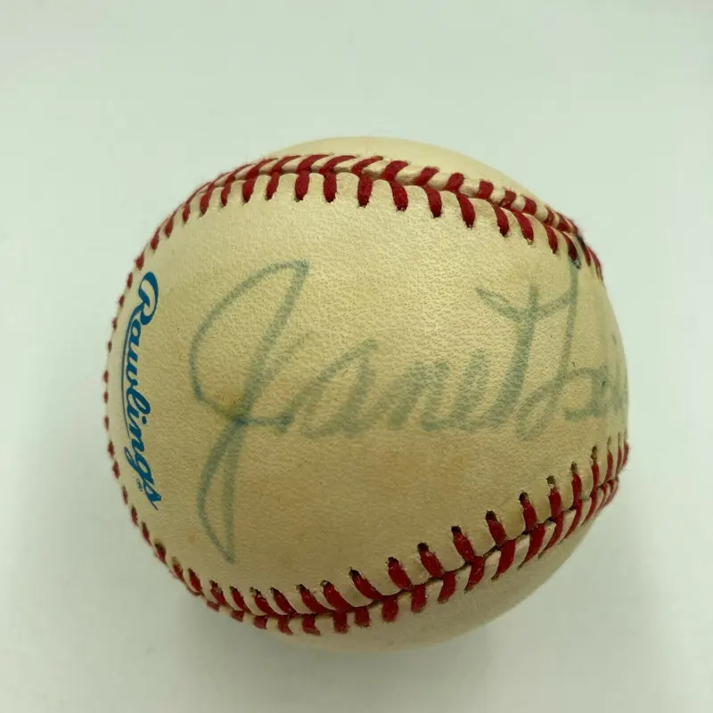 Janet Leigh Signed Autographed Baseball Movie Star With JSA COA