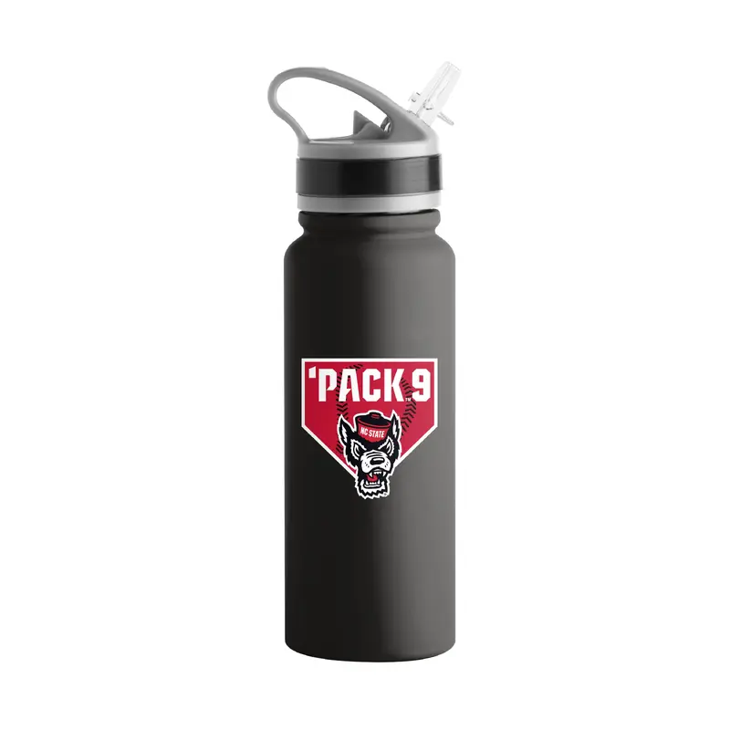 NC State 'Pack 9 25oz Single Wall Flip Top Bottle