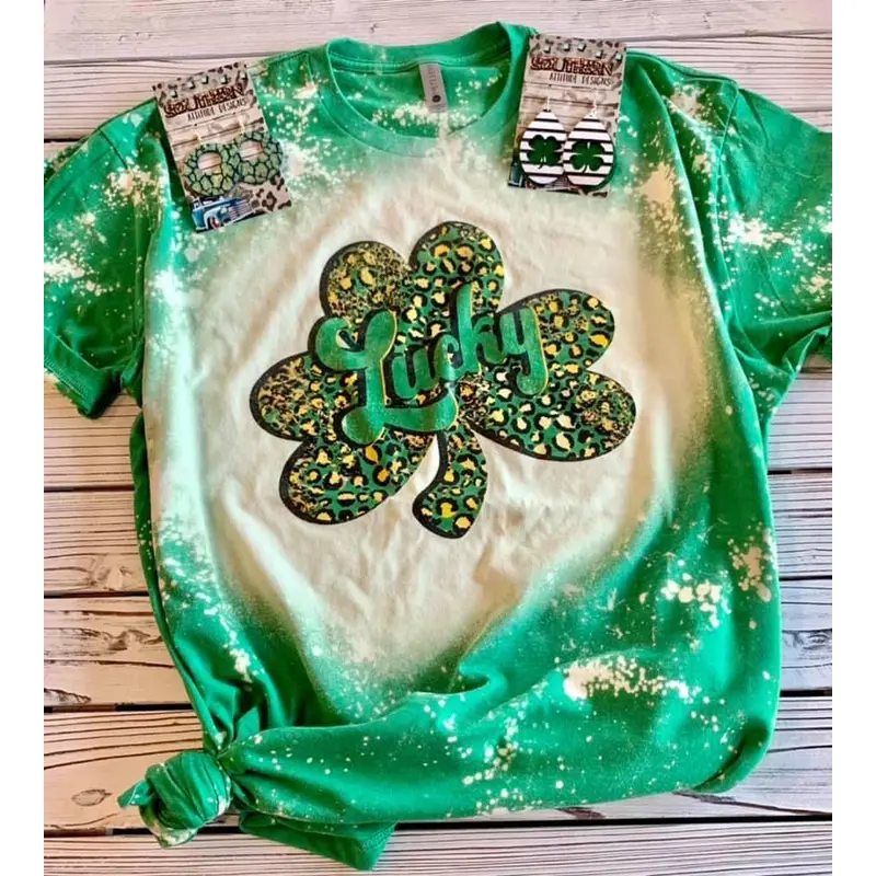 Bleached Leopard Shamrock