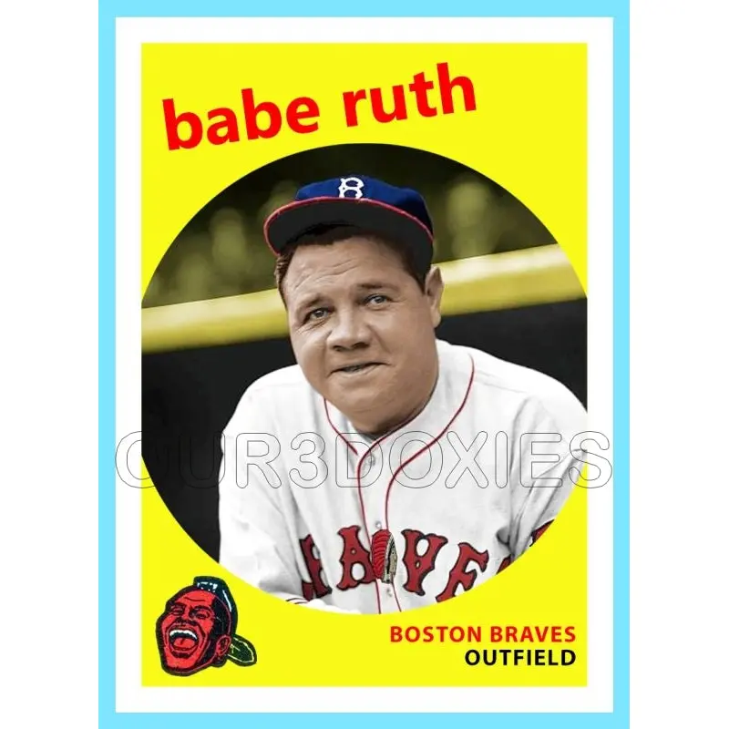 Babe Ruth 1959 Topps Custom Card - 4179