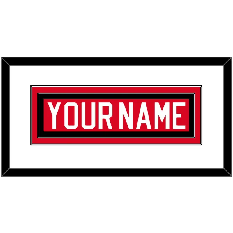 Canada Mens Hockey Nameplate - 2010 Olympics - Double Mat 1