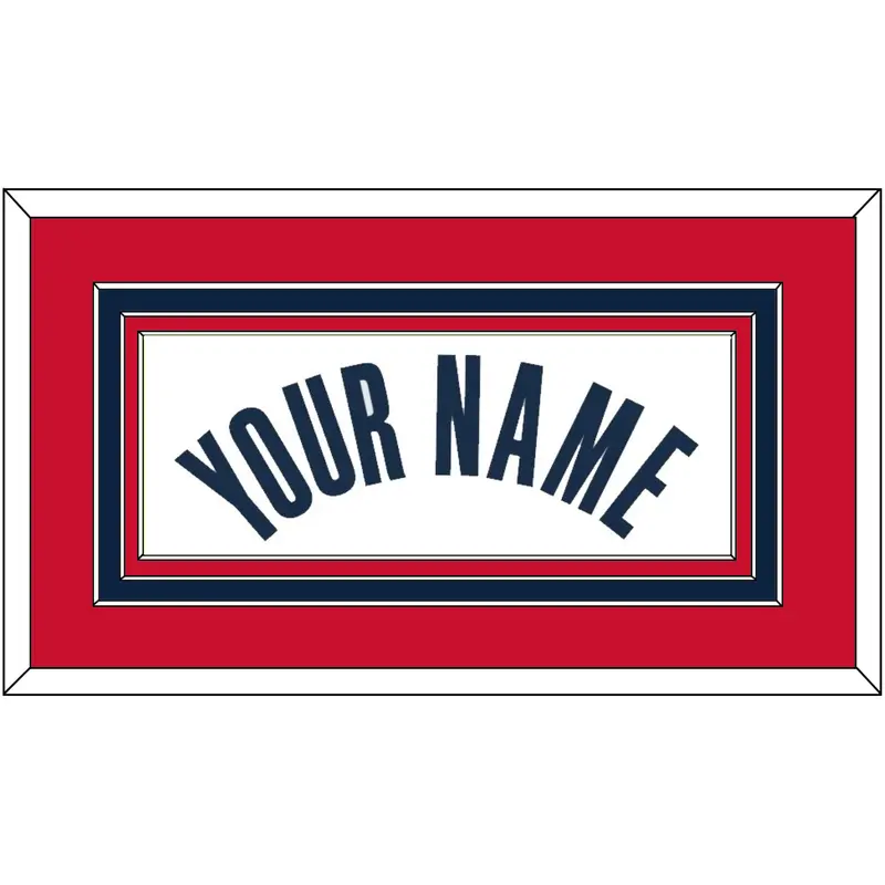 Washington Name - White Association - Triple Mat 3