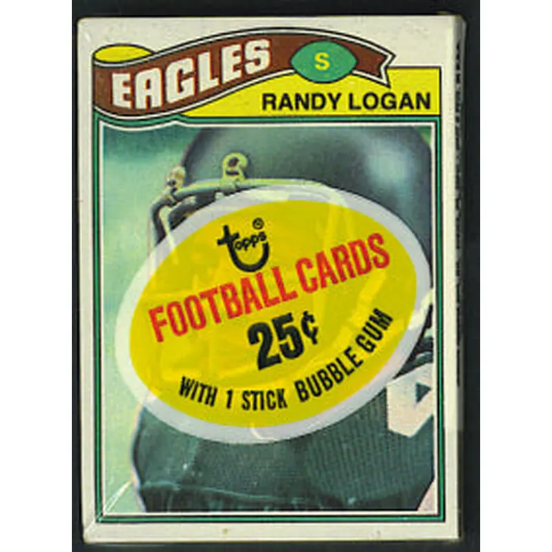 1977 Topps Football Unopened Cello Pack