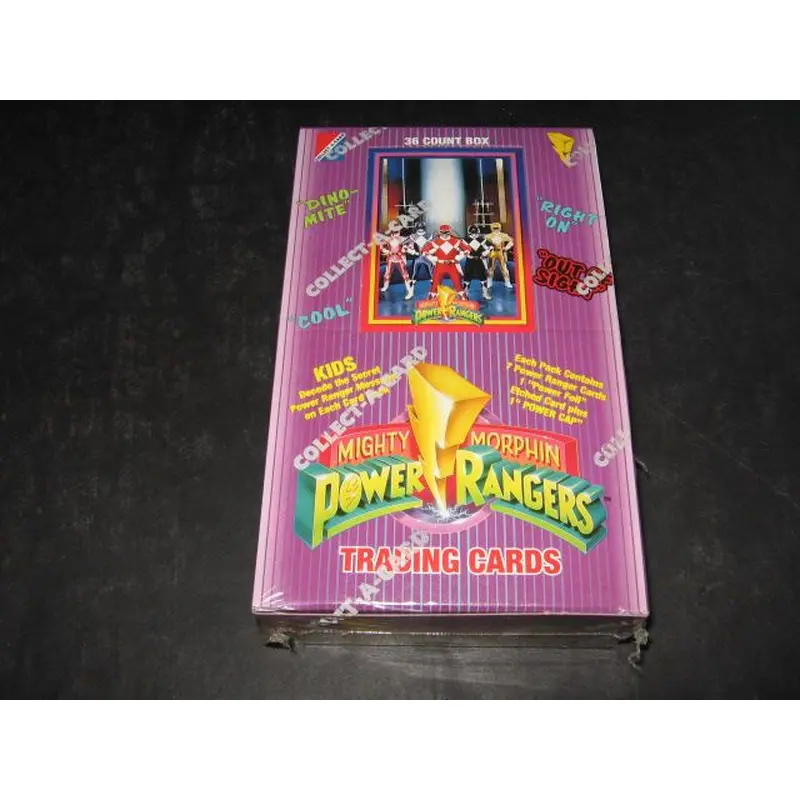 1994 Collect-A-Card Mighty Morphin Power Rangers Box (Hobby)