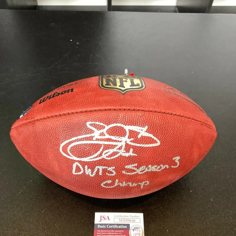 Emmitt Smith "Dancing With The Stars" Signed Official Wilson NFL Football JSA