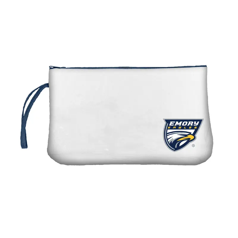 Emory University Clear Wristlet