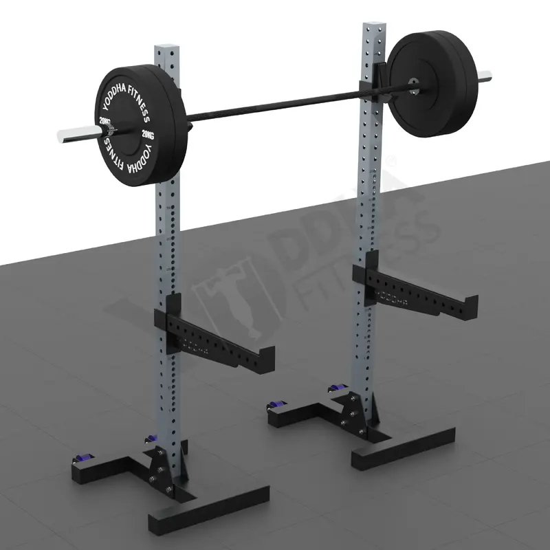 Independent Squat Stand - 6 FT Gym Stand Yoddha Fitness | Kibi Sports