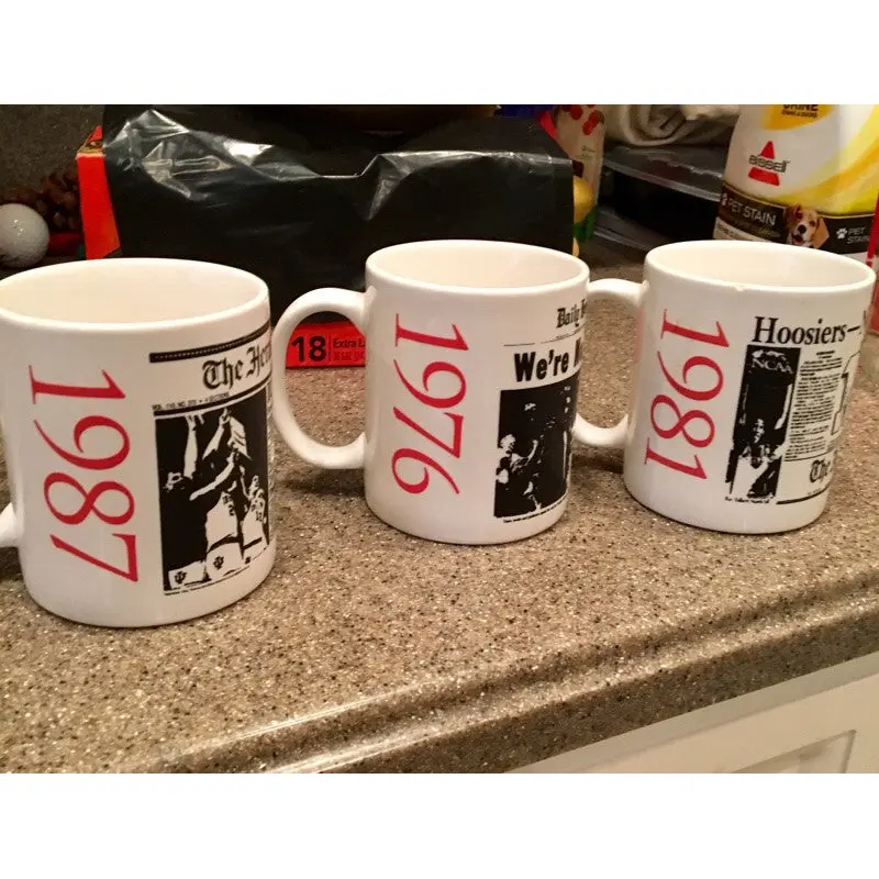 1976 Indiana University Basketball NCAA Basketball Champions Headline Mug