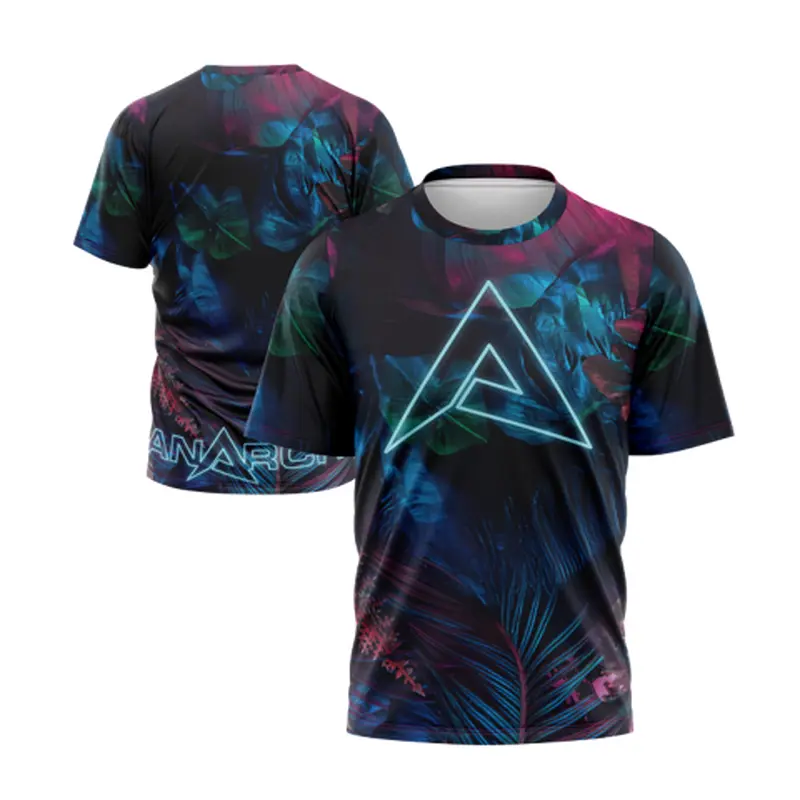 Anarchy Bat Company Short Sleeve Shirt - Midnight Palms