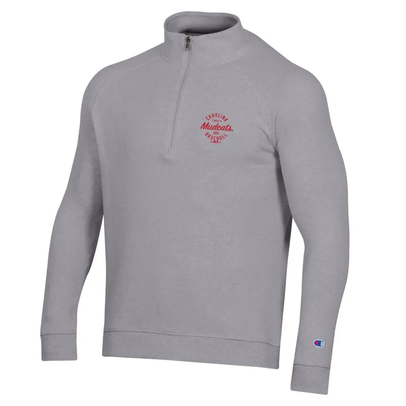 Carolina Mudcats Champion Heather Classic Triumph 1/2 Zip