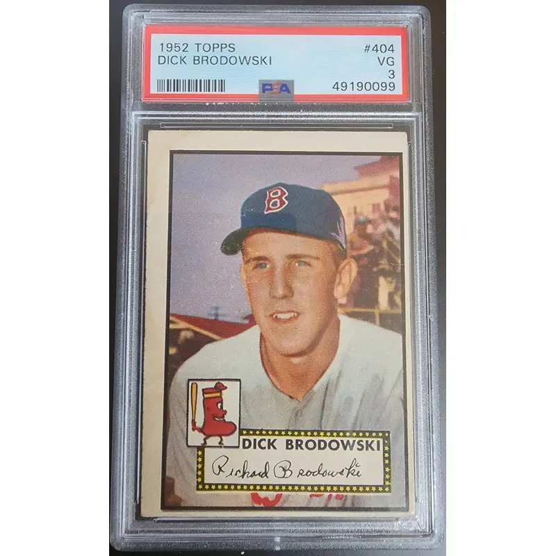 Dick Brodowski 1952 Topps #404 PSA 3