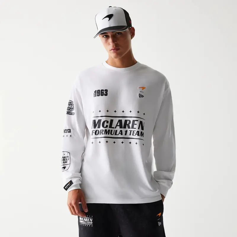 McLaren Racing White Long Sleeve T-Shirt