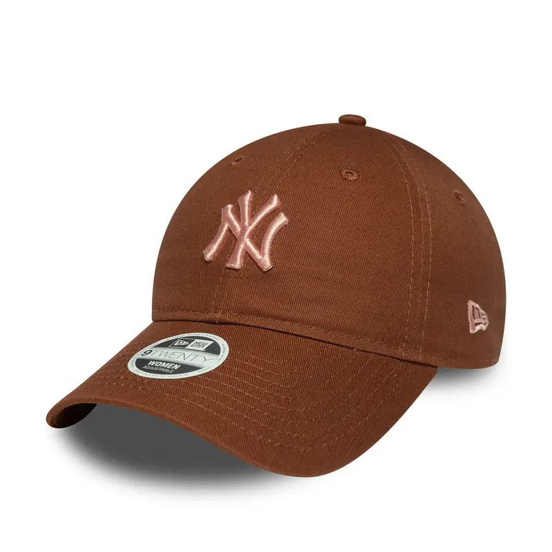 New York Yankees Womens MLB League Essential Brown 9TWENTY Adjustable Cap