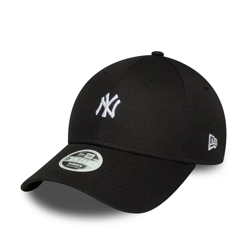 New York Yankees Womens MLB Mini Logo Black 9FORTY Adjustable Cap