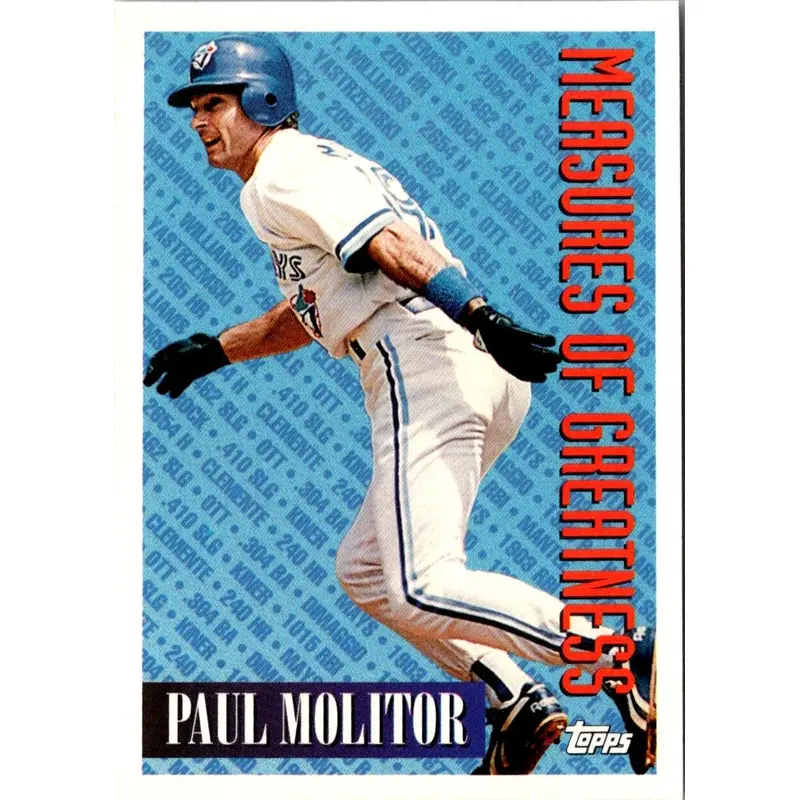1994 Topps Paul Molitor #609