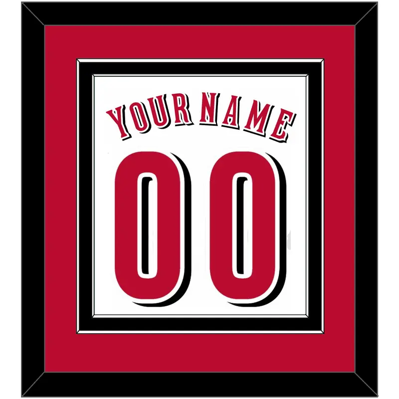 Cincinnati Name & Number - Home White - Double Mat 2